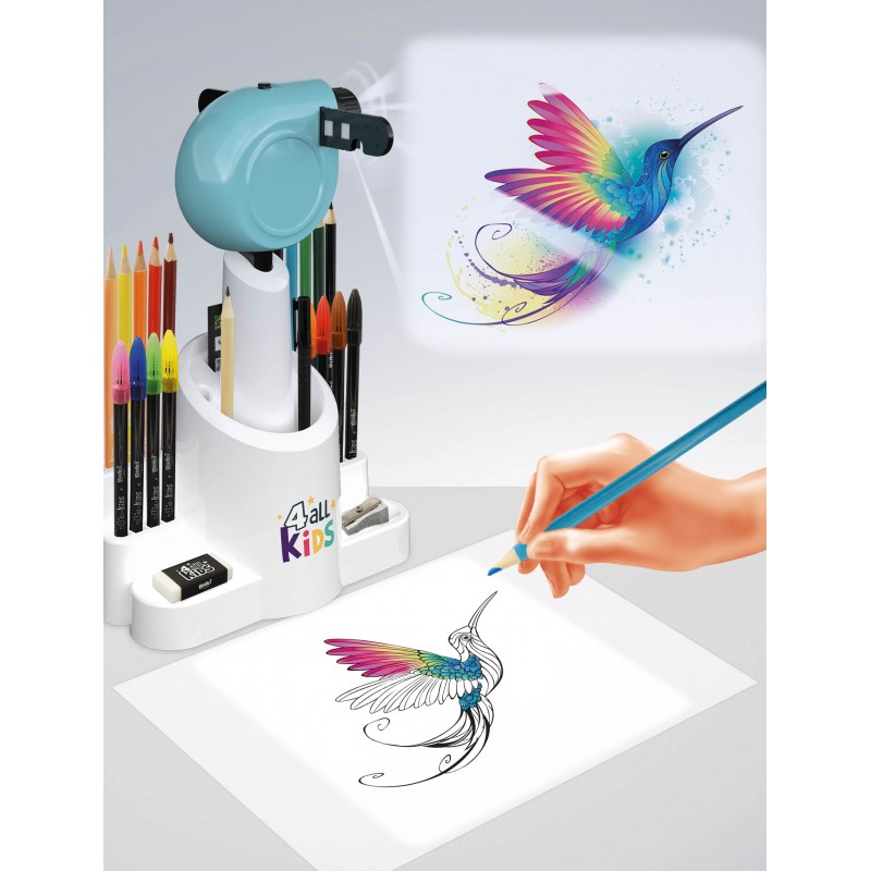 Maletín De Pintura Acrílica Buki Professional Studio – Caballete De Madera Portátil Con 18 Tubos De Pintura, 12 Pinceles, Lienzos, Paleta Y Guía Paso A Paso, Para Niños De 7 Años En Adelante