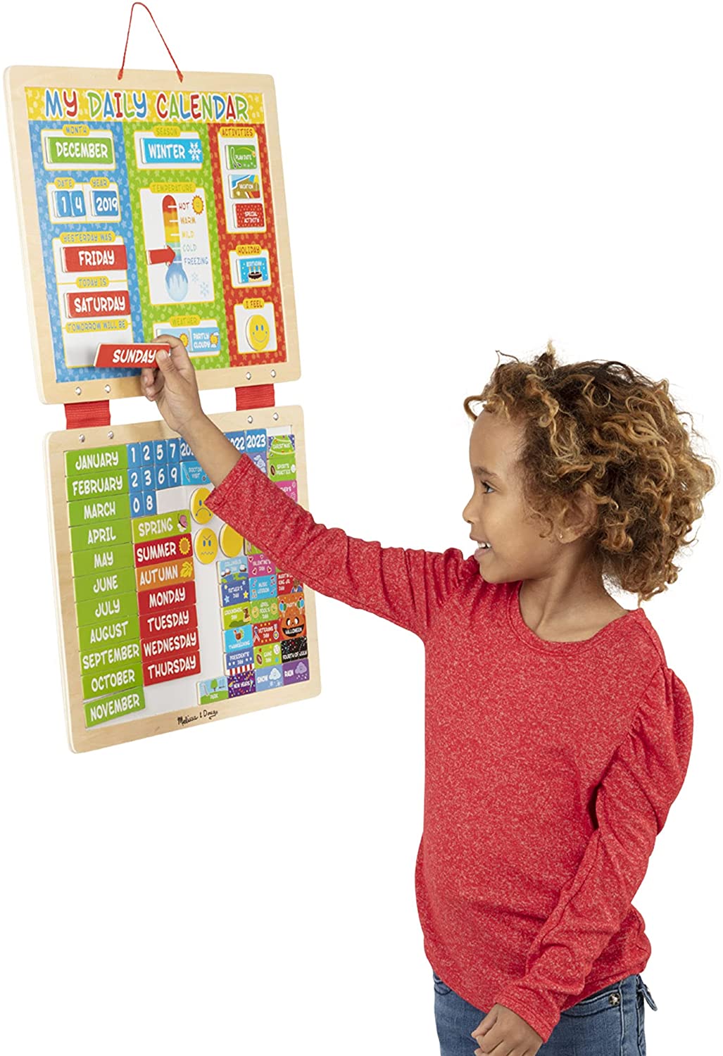 Fridge Magic Calendario Magnético De Mi Primer Aprendizaje En Español