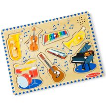 Puzzle de sonidos instrumentos musicales MD00732 Melissa & Doug 1