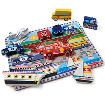 Puzzle de madera Vehículos MD03725 Melissa & Doug 1