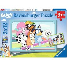Puzzle Divirtiéndose con Bluey 2x12p RAV-05693 Ravensburger 1