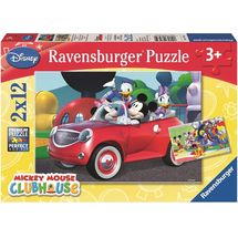 Puzzle Mickey, Minnie y sus amigos 2x12p RAV-07565 Ravensburger 1