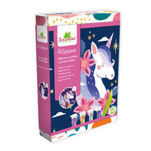 10 dibujos de unicornios con purpurina SYCREA045 Sycomore 1