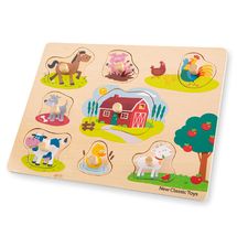 Puzzle Granja 8 piezas NCT10430 New Classic Toys 1