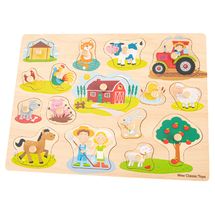 Gran puzzle Granja 16 piezas NCT10440 New Classic Toys 1