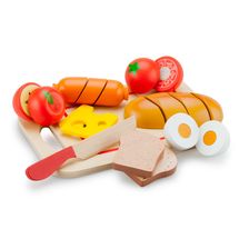 Comida de madera para cortar NCT10578 New Classic Toys 1