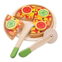 Pizza de madera para cortar NCT10587 New Classic Toys 1