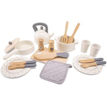 Juego de vajilla de madera NCT10615 New Classic Toys 1
