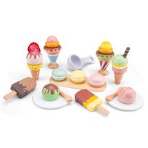 Set de helados de madera 25 piezas NCT10635 New Classic Toys 1