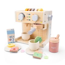 Cafetera de madera 20 piezas NCT10720 New Classic Toys 1