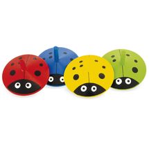 Juego de 4 peonzas mariquita UL1091 Ulysse 1