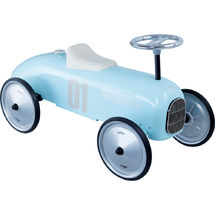Correpasillos coche vintage azul 76 x 38 x 40 cm V1124 Vilac 1