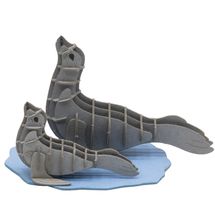Modelo 3D de papel focas FR-11748 Fridolin 1