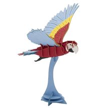 Modelo 3D de papel Guacamayo volando FRI-11752 Fridolin 1