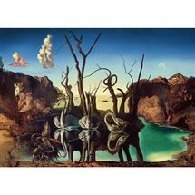 Puzzle Cisnes reflejando elefantes 1000 piezas RAV12000193 Ravensburger 1