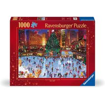 Puzzle Navidad en el Rockefeller Center 1000 pzs RAV12000420 Ravensburger 1
