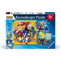 Puzzle Las aventuras de Sonic 3x49 pcs RAV12001133 Ravensburger 1