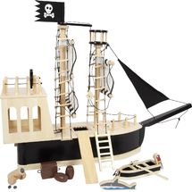 Barco pirata negro LE12411 Plan Toys 1