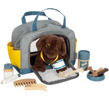 Perro con bolsa de transporte y set de cuidados LE12600 Small foot company 1