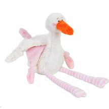 Peluche cigüeña stella rosa 25cm HH-131500 Happy Horse 1