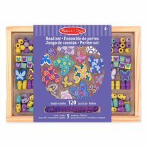 Juego de cuentas de madera de mariposa MD14179 Melissa & Doug 1