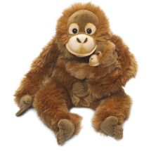 Peluche de orangután con bebé 25 cm WWF-15191007 WWF 1