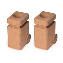Dos contenedores de basura naturales FA-2081 Fagus 1