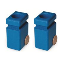 Dos contenedores de basura azules FA-2083 Fagus 1