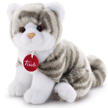 Peluche gato blanco y gris 20 cm TRU-20851 Trudi 1