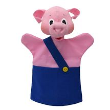 Marioneta del cerdito azul MU-22652B Mú 1