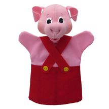 Marioneta del cerdito rojo MU-22653B Mú 1