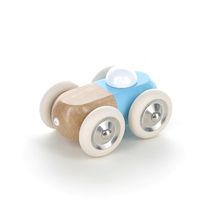 Coche de madera maciza azul V2312B Vilac 1