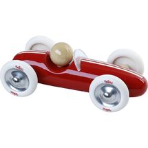 Coche Gran Prix vintage MM de madera rojo V2341R Vilac 1