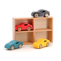 Juego de 4 coches de madera Supercars V2369 Vilac 1