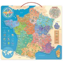 Mapa educativo magnético de Francia V2589 Vilac 1