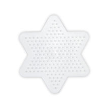 Plato pequeño estrella blanca plastico perlas Midi HAMA-270 Hama 1