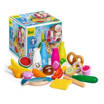 Big Box Junior - 20 alimentos de madera ER28026 Erzi 1