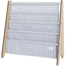 Estantería en tela reciclada con cuadros azules EFK-107-016-018 3 Sprouts 1