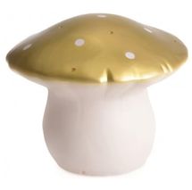 Lámpara de mesa/noche LED con forma de seta oro 20 cm EG360681GO Egmont Toys 1