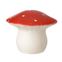 Lámpara de mesa/noche LED con forma de seta roja 20 cm EG360681RED Egmont Toys 1