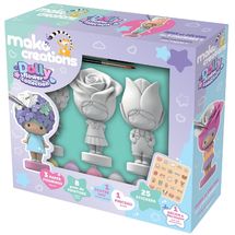 Figuritas Dolly Flower para pintar y decorar MM39200 Mako Créations 1