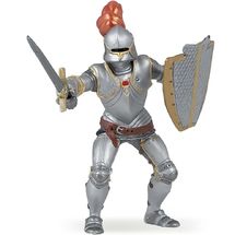Figura de caballero con armadura y penacho rojo PA-39244 Papo 1