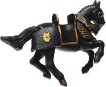 Figura de caballo del caballero de armadura negra PA-39276 Papo 1