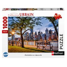 Puzzle Manhattan al anochecer 1000 piezas N12001530 Nathan 1
