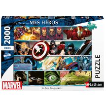 Puzzle La fuerza de los Avengers 2000 piezas N12001547 Nathan 1