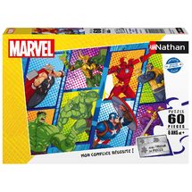 Puzzle Los Avengers contra los Villanos 60 piezas N12004147 Nathan 1