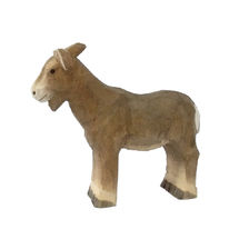 Figura cabra en madera WU-40608 Wudimals 1
