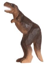 Figura tiranosaurio en madera WU-40901 Wudimals 1