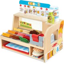 Mostrador de sándwiches de madera MD41650 Melissa & Doug 1
