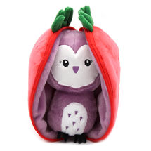 Flipetz Peluche Búho Fresa DE-80104 Les Déglingos 1